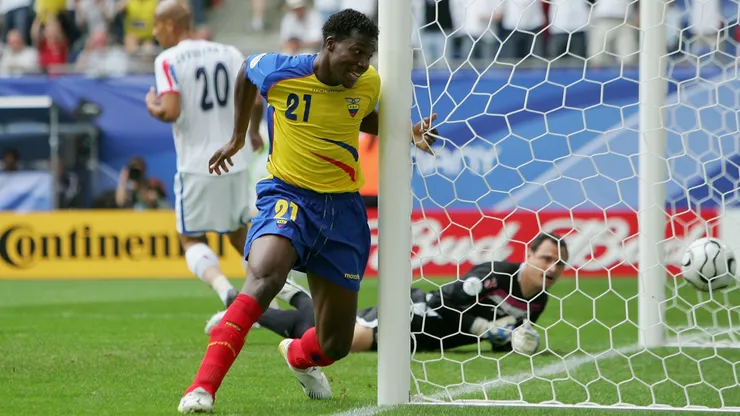 Carlos Tenorio en la selección de Ecuador.