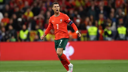 Ronaldo le convirtió de penal a Hungría por Eliminatorias.