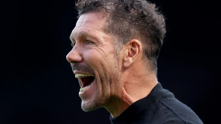Diego Simeone, entrenador de Atlético de Madrid.