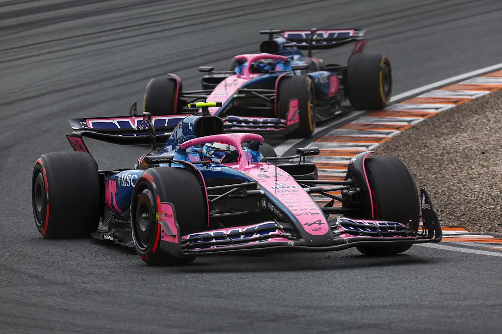 Franco Colapinto y Pierre Gasly han estado virtualmente igualados en las últimas dos carreras. (Getty)
