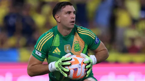 Dibu Martínez, arquero de la Selección Argentina.