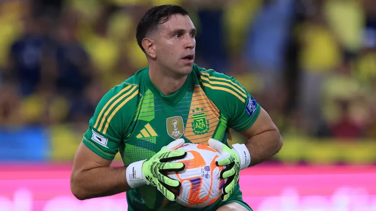 Dibu Martínez, arquero de la Selección Argentina.