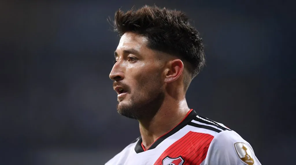 Milton Casco durante un partido de River. (Foto: Getty)