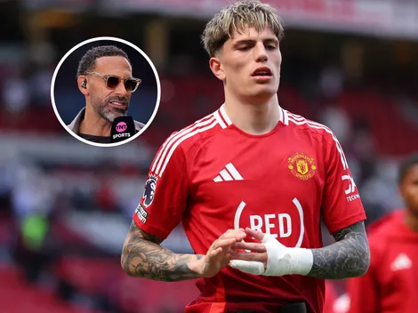 Rio Ferdinand tildó la salida de Garnacho del Manchester United como una demostración de autoridad: "Limpiar el plantel"