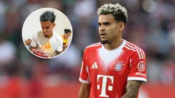 Es viral: la reacción de Luis Díaz al recibir un regalo con el nombre de Diogo Jota