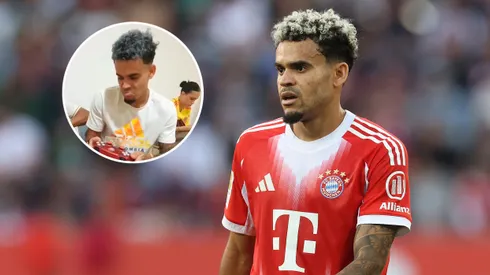 Es viral: la reacción de Luis Díaz al recibir un regalo con el nombre de Diogo Jota