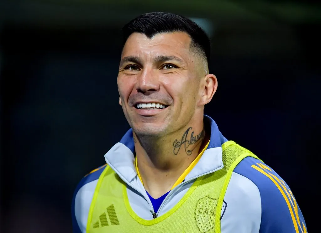 Gary Medel en Boca en 2024. (Foto: Getty).