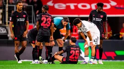 Exequiel Palacios se lesionó en la victoria de Bayer Leverkusen ante Frankfurt.