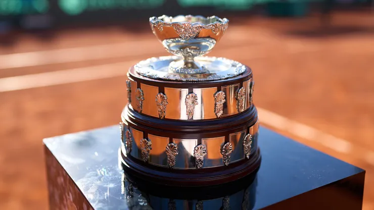 El trofeo de la Copa Davis