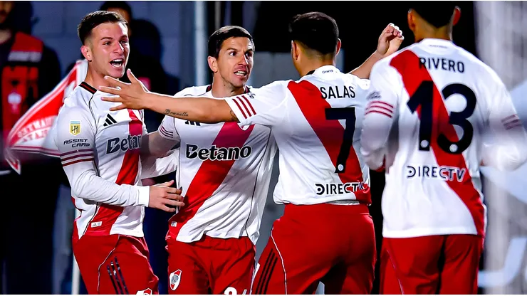 En una ráfaga: los goles de Galoppo y Nacho Fernández para el 2 a 0 de River a Estudiantes