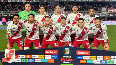 El equipo titular de River Plate ante Estudiantes de La Plata.