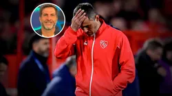 Julio Vaccari se fue en medio de un delicado momento en Independiente.