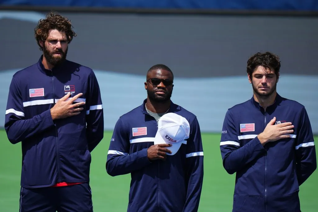 Opelka, Tiafoe y Fritz. (Foto: Getty).
