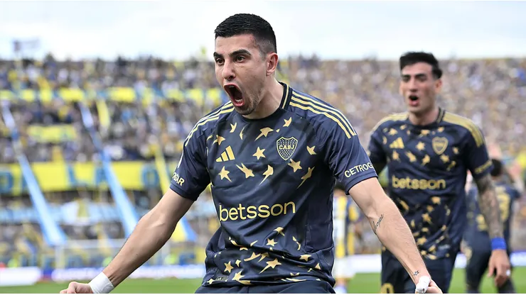 Battaglia, autor del gol de Boca.