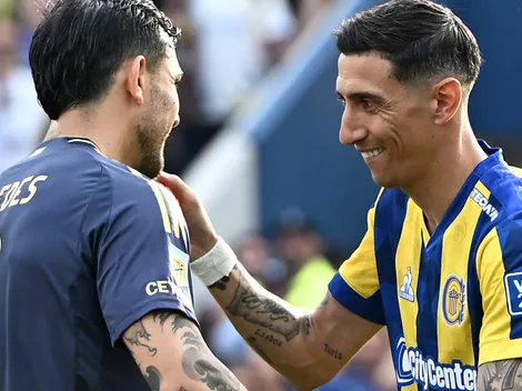 Con un golazo de Di María, Rosario Central y Boca empataron 1-1