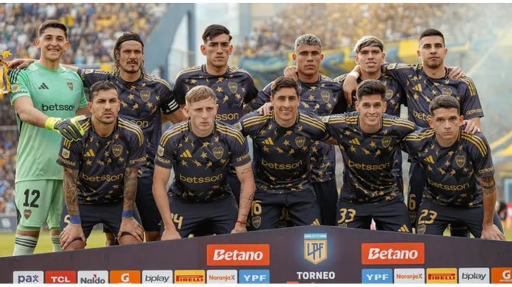 La formación de Boca en el partido ante Rosario Central