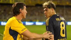 Carlos Palacios se cruzó con Claudio Úbeda.