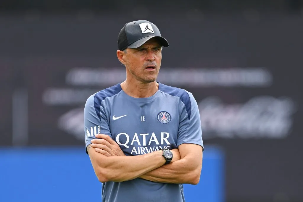 Luis Enrique, director técnico de Paris Saint-Germain. (Getty Images)