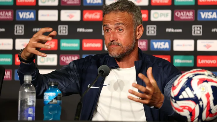 Luis Enrique, director técnico español de París Saint-Germain.