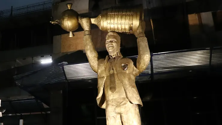La estatua de Marcelo Gallardo