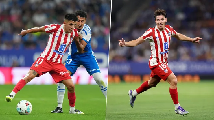 Atlético de Madrid confirmó que Julián Alvarez y Thiago Almada se perderán el debut en Champions League contra el Liverpool.