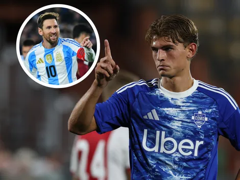 La revelación de Nico Paz sobre la influencia de Messi en su presente en el Como