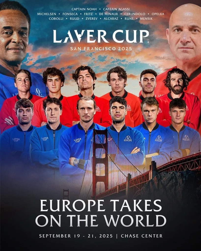 Así se jugará la edición 2025. (Foto: @LaverCup).