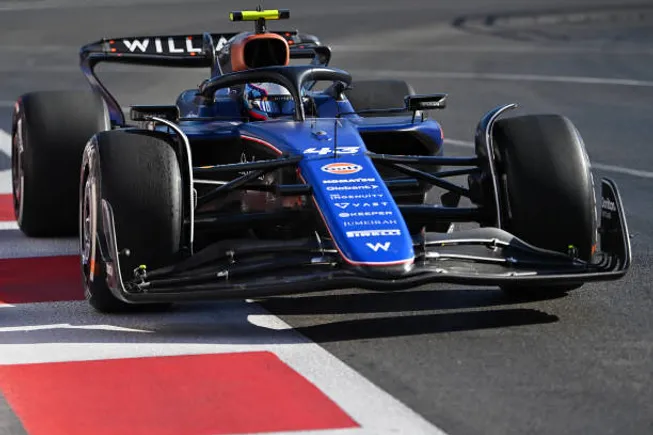 Colapinto tuvo una carrera histórica en Azerbaiyán 2024. (Getty)