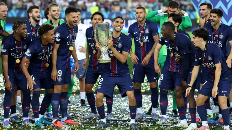Paris Saint-Germain, flamante campeón de la Champions League, viene de ganar la Supercopa de Europa ante Tottenham.