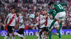 El momento del gol de Gustavo Gómez.