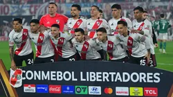 Los once titulares de River ante Palmeiras.