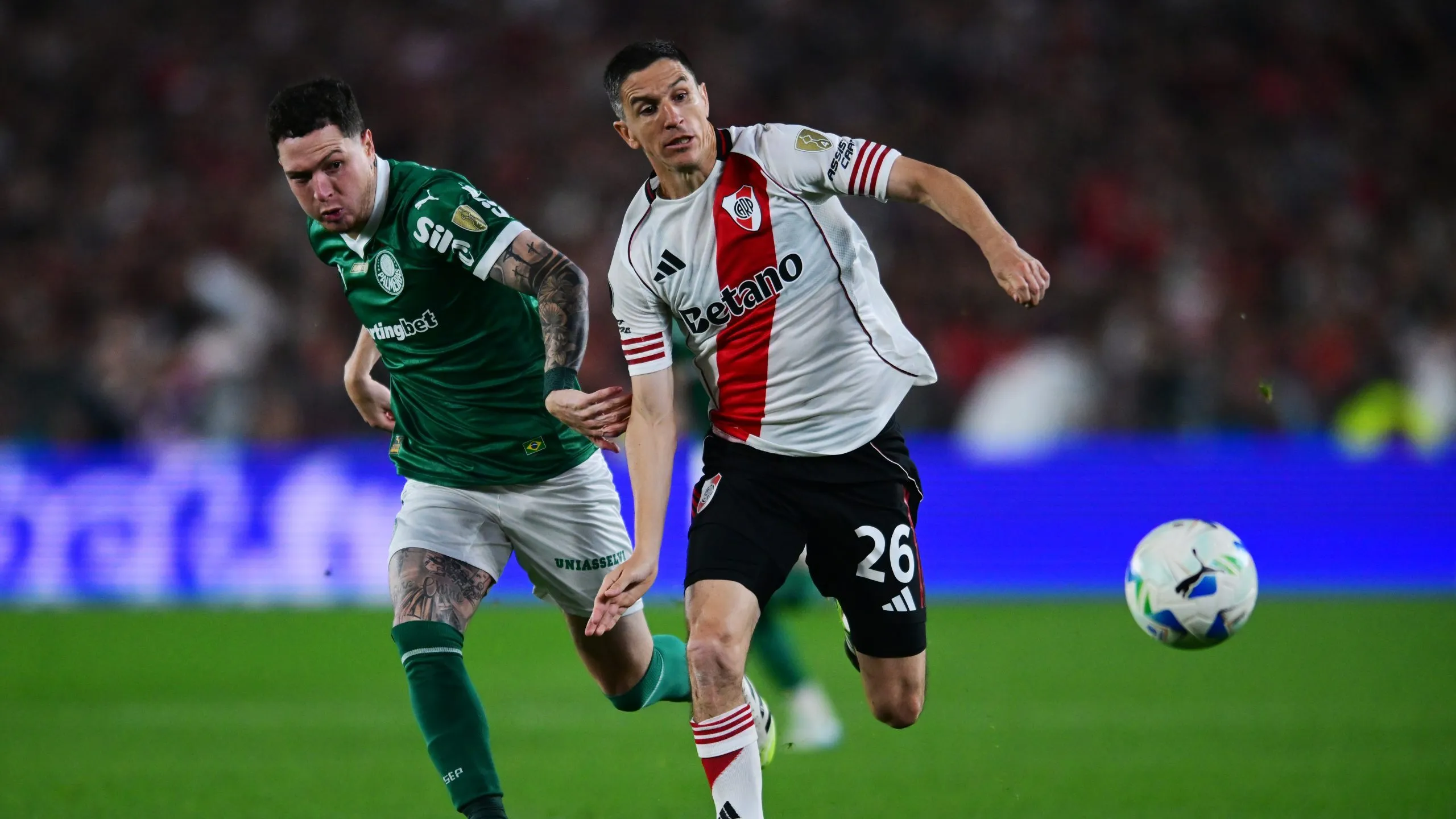 Nacho Fernández, mediocampista que se irá de River. (Getty Images)