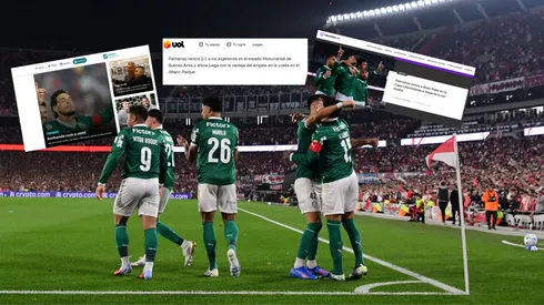 En Brasil resaltan la ventaja del empate que el Palmeiras tiene para cerrar la serie como local frente a River.