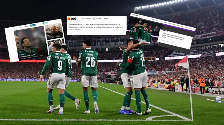 En Brasil resaltan la ventaja del empate que el Palmeiras tiene para cerrar la serie como local frente a River.