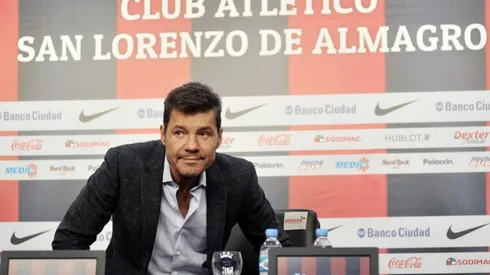 Marcelo Tinelli en San Lorenzo.
