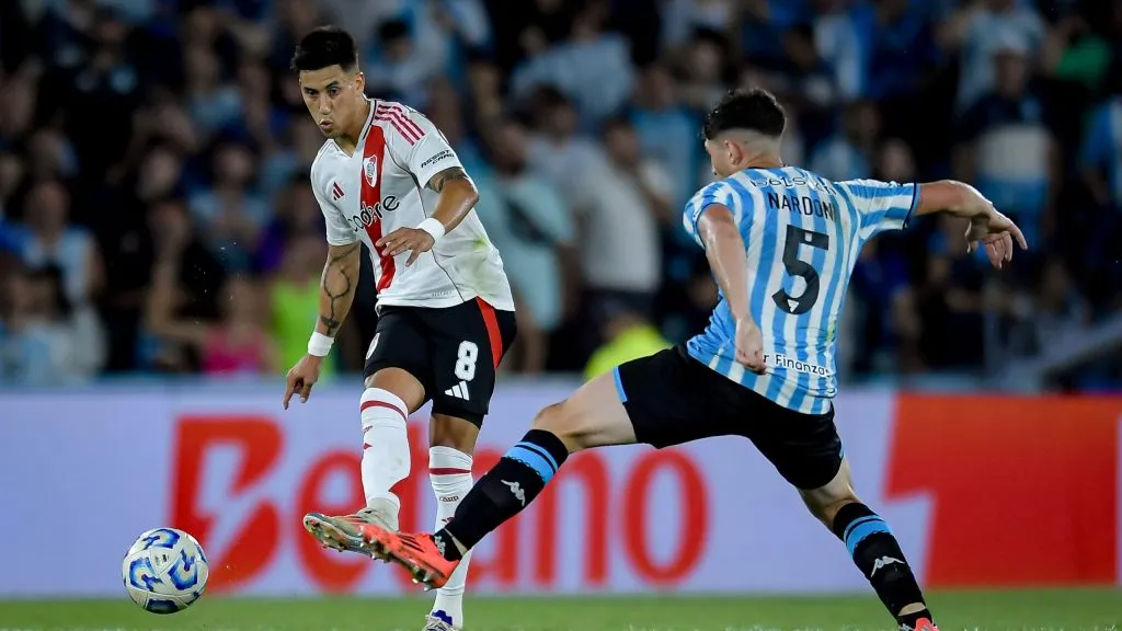 El último Racing-River quedó en manos de los de Gustavo Costas. (Getty Images)