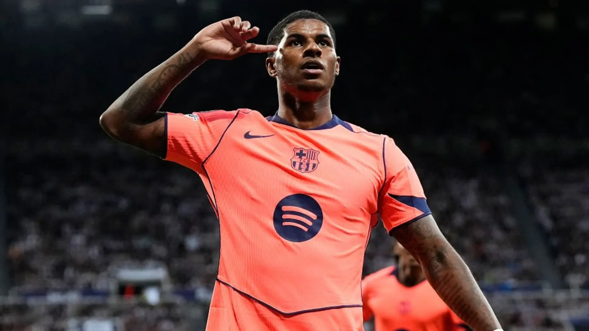 Marcus Rashford habló tras su doblete en Champions con Barcelona