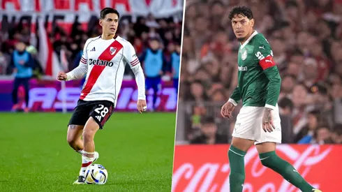 Martínez Quarta y Gustavo Gómez, los defensores goleadores de la llave entre River y Palmeiras.