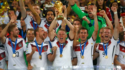 La celebración de Alemania tras vencer a Argentina en la final del Mundial 2014.