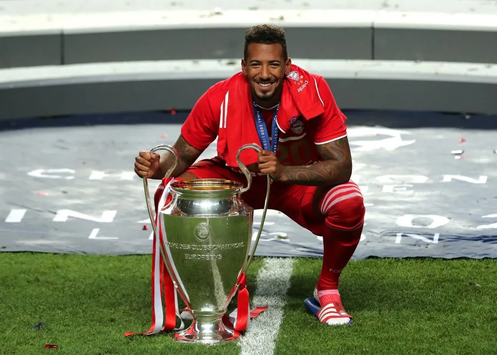 Jerome Boateng, durante su etapa en Bayern Múnich, con la UEFA Champions League 2020. (Getty Images)