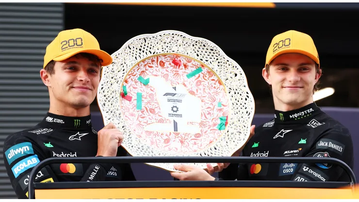 Lando Norris y Oscar Piastri en McLaren