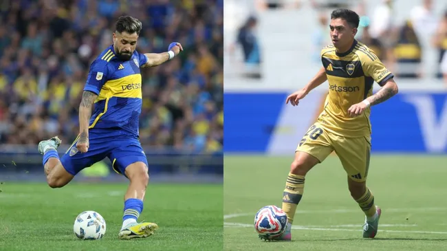 Milton Giménez y Alan Velasco, las dudas de Russo para Boca ante Central Córdoba. (Fotos: Getty)