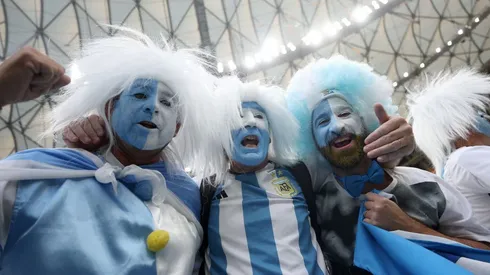 Los hinchas de la Selección Argentina.