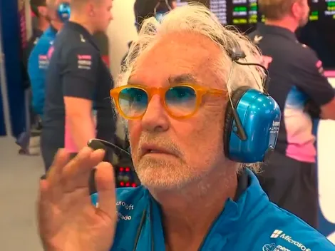 La reacción de Flavio Briatore luego del accidente de Franco Colapinto en el GP de Bakú