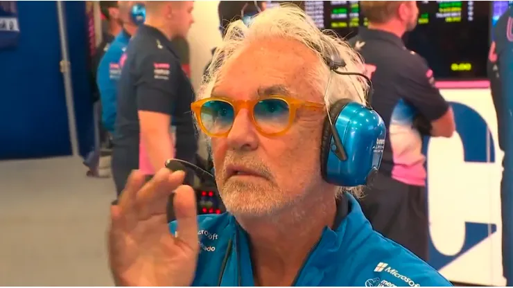 La reacción de Flavio Briatore luego del accidente de Franco Colapinto en el GP de Bakú