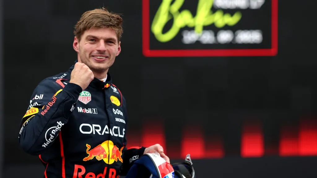 Max Verstappen ganó en el GP de Azerbaiyán y mantiene chances de título. (Getty)