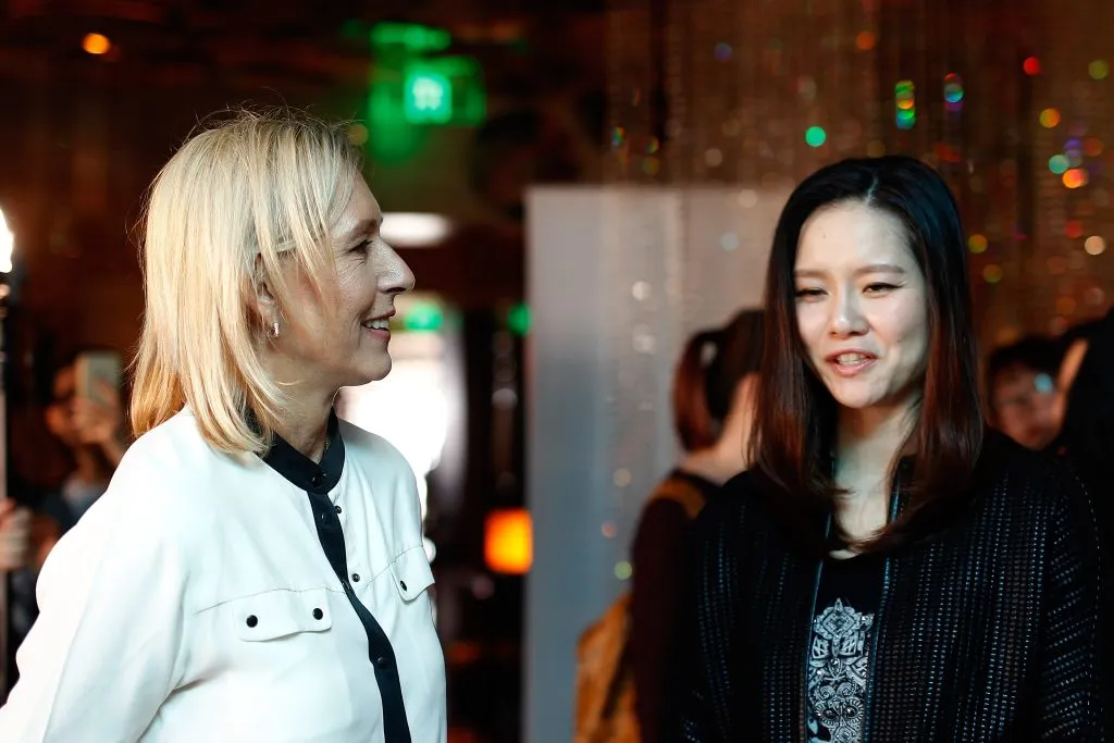 Navratilova y Li Na. (Foto: Getty).