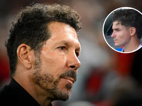 Diego Simeone explicó el polémico cambio que enfureció a Julián Álvarez