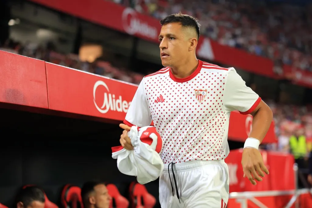 Alexis Sánchez tiene contrato en Sevilla hasta mediados de 2026 (Getty Images).