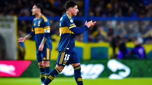 Miguel Merentiel y Leandro Paredes en La Bombonera.